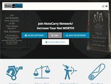 Tablet Screenshot of notecarry.com